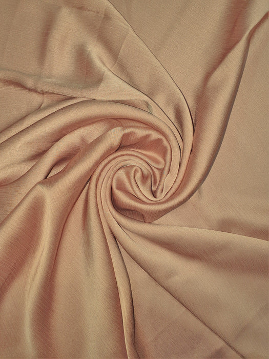 Crinkle Satin Scarf Bronze