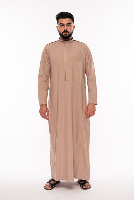 Al Noor - Lomar Inspired Beige Jubbah