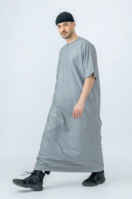 Half Sleeve Jubba - Stone