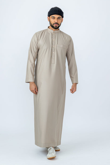 Al Noor Classic Square Button Cream