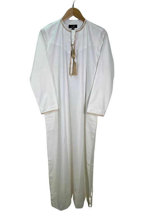 Alif Elegant Omani Men - Cream/Gold