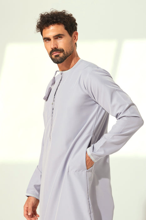 Faris: Omani Grey Thobe R24