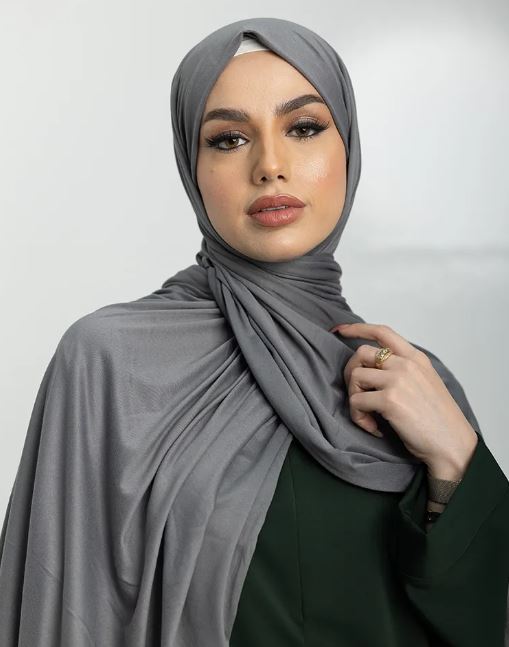 Premium Soft Jersey scarf - Dark Grey