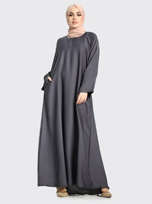 Basic Abaya Grey