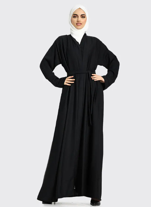 Nida Jacket Abaya Black