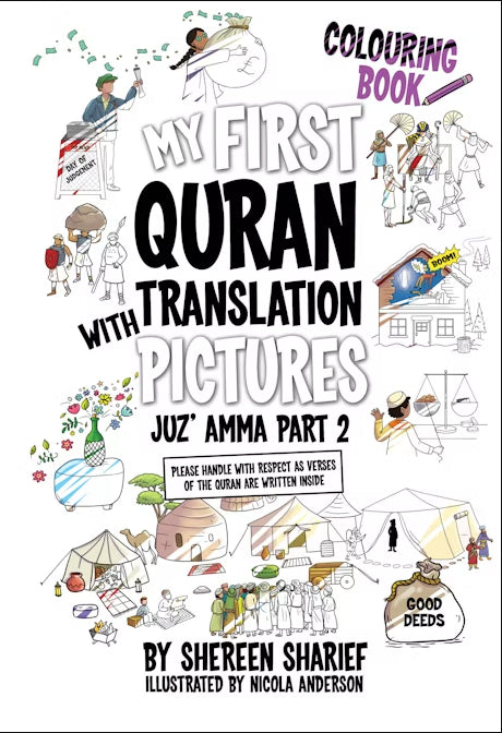 My First Quran with Pictures (Colouring Book) Juz'Amma Part 2