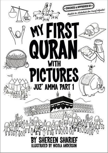 My First Quran with Pictures (Colouring Book) Juz'Amma Part 1