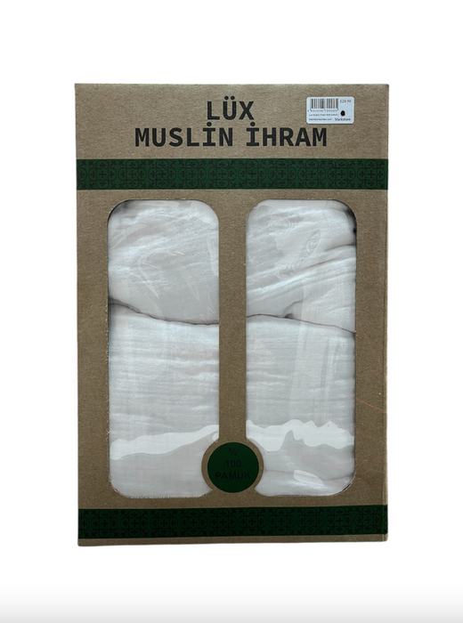 Lux Muslin Ihram Soft Cotton ( Hajj/Umrah )
