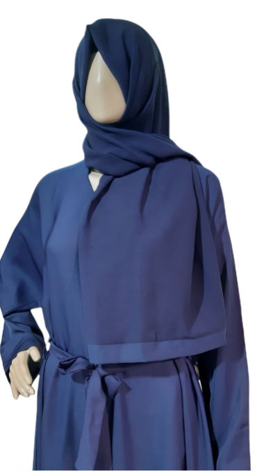 Classic Plain Abaya (Navy)