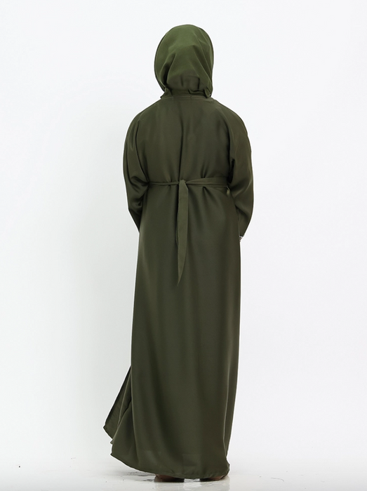 Children 3 piece Tuan Abaya - Olive