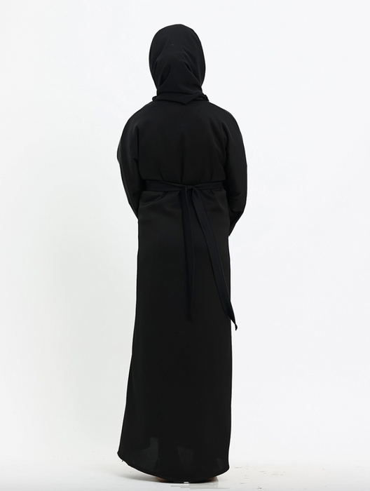 Child 3 piece Tuan Abaya - Black