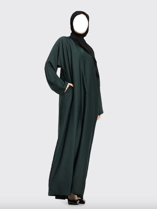 Basic Abaya Forest Green