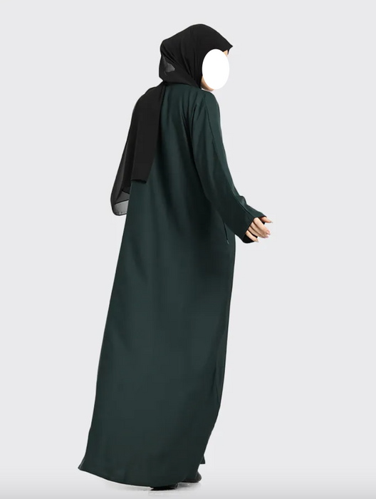 Basic Abaya Forest Green