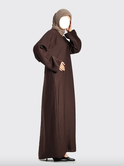 Basic Abaya Brown