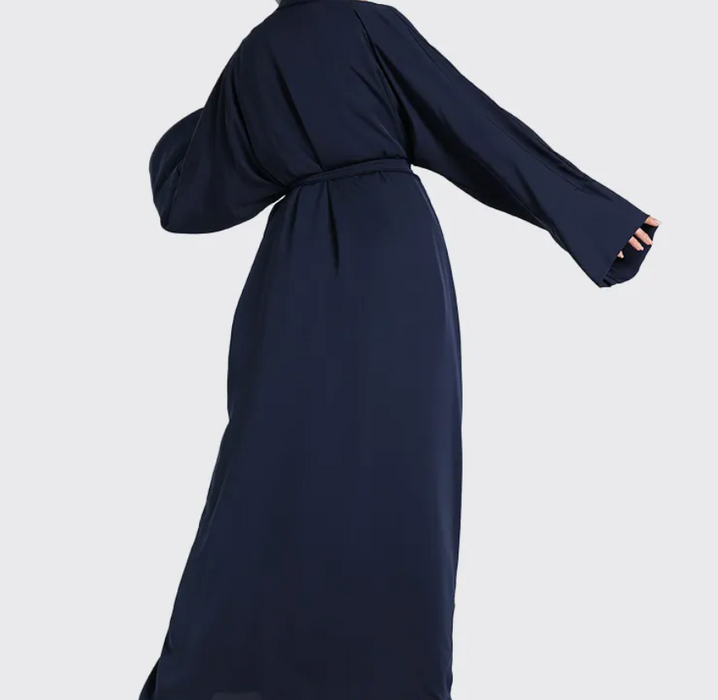 2 Piece Simple Abaya Navy