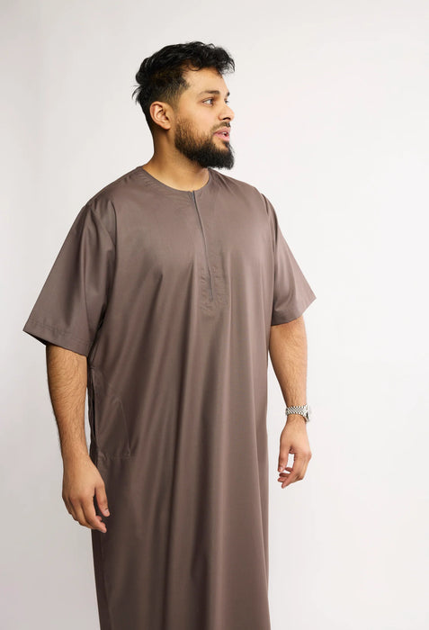Al Noor R26 Half Sleeve Jubba - Light Purple