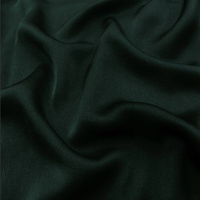 Grain Satin Scarf Dark Green