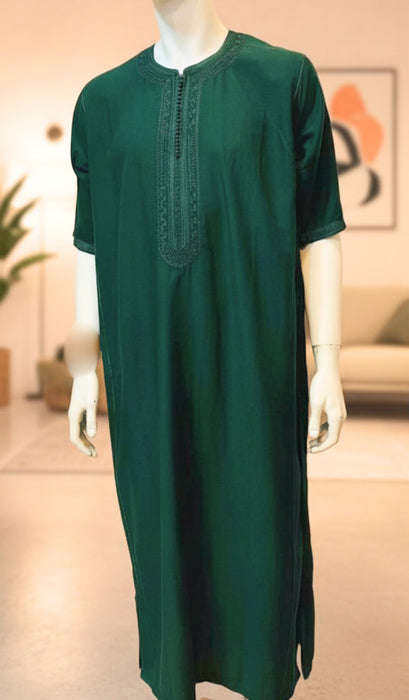 Luxury Moroccan Short Sleeve - Green