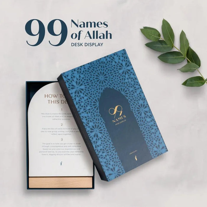 99 Names of Allah Desk Display Cards Gift Box
