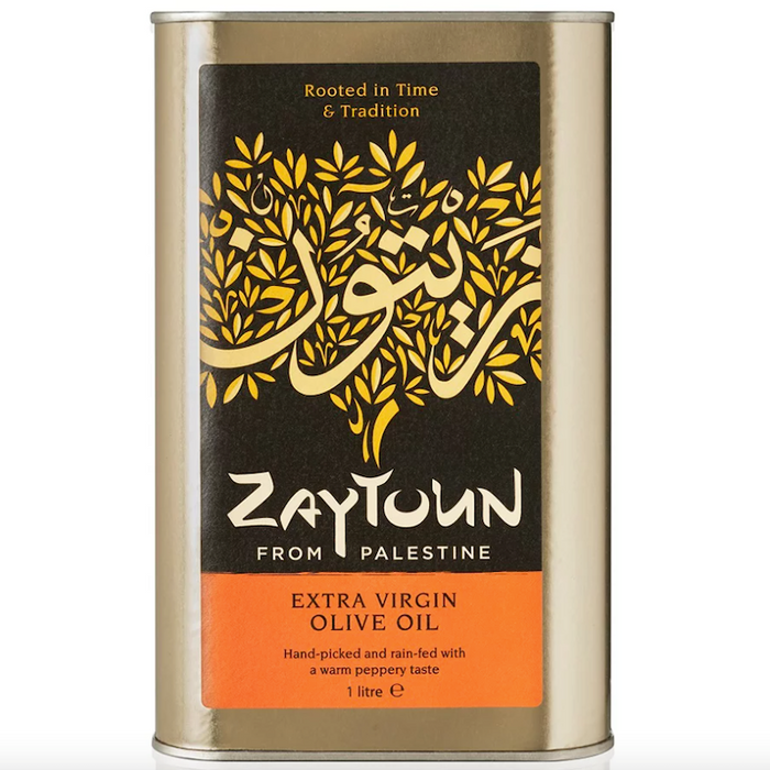 Zaytoun : Palestinian Extra Virgin Olive Oil 1L Tin
