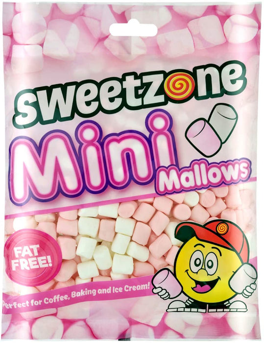 Sweetzone Fat Free Mini Mallows 140g Bags