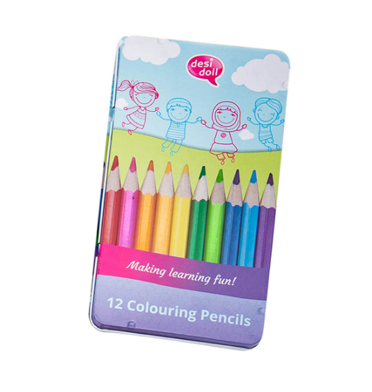 Desi Doll : Colouring Pencils
