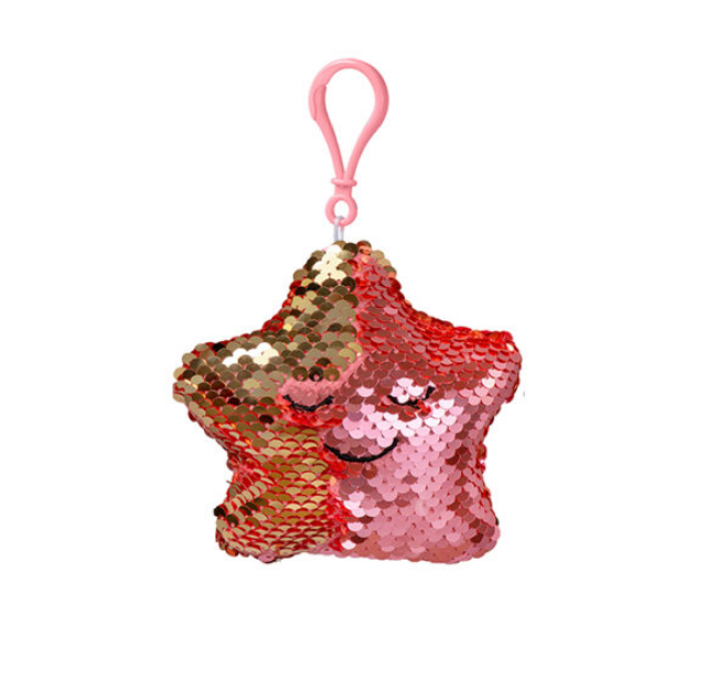 Desi Doll : Keyring - Flippable Sequins My Travel Dua