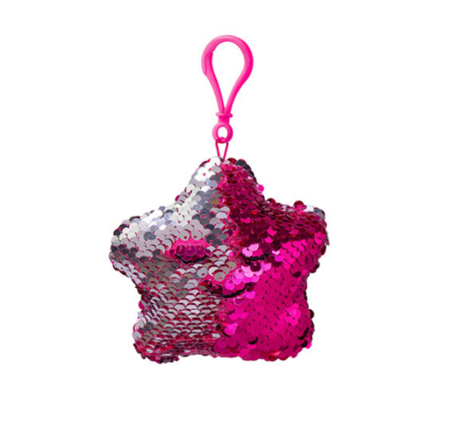 Desi Doll : Keyring - Flippable Sequins My Eating Dua'
