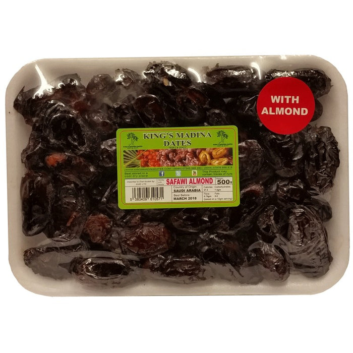 Kings Safawy Almond Dates (500g)