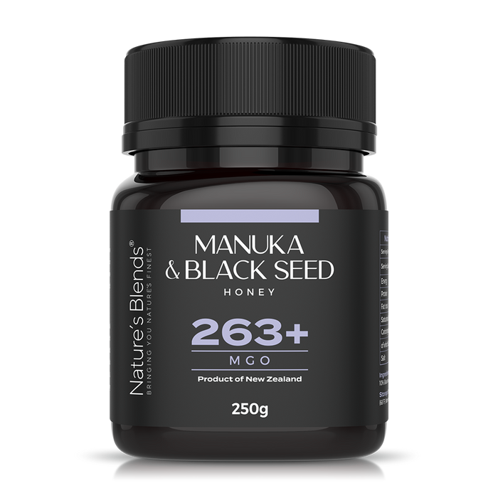 Natures Blends : Black Seed &amp;amp; Manuka Honey 263+ MGO (250g)