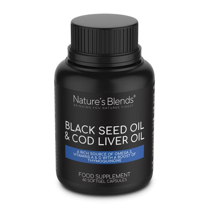 Natures Blends : Black Seed Oil &amp; Cod Liver Oil Capsules