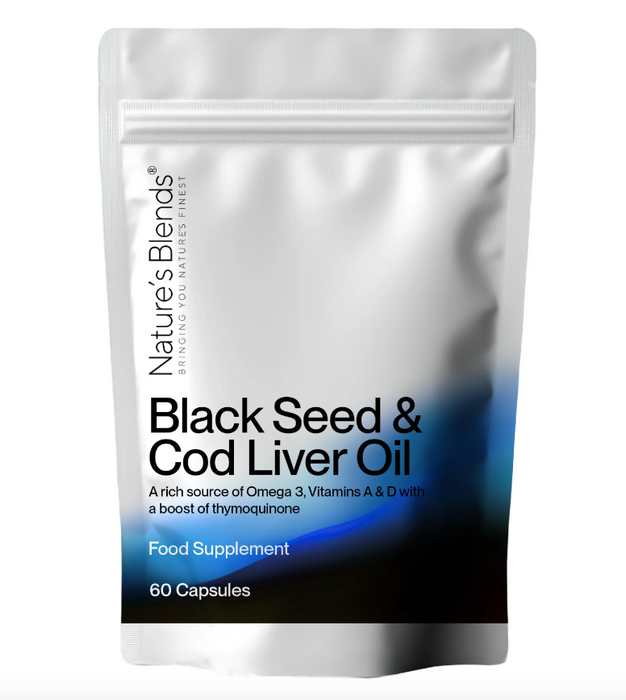 Natures Blends : Black Seed Oil & Cod Liver Oil Capsules
