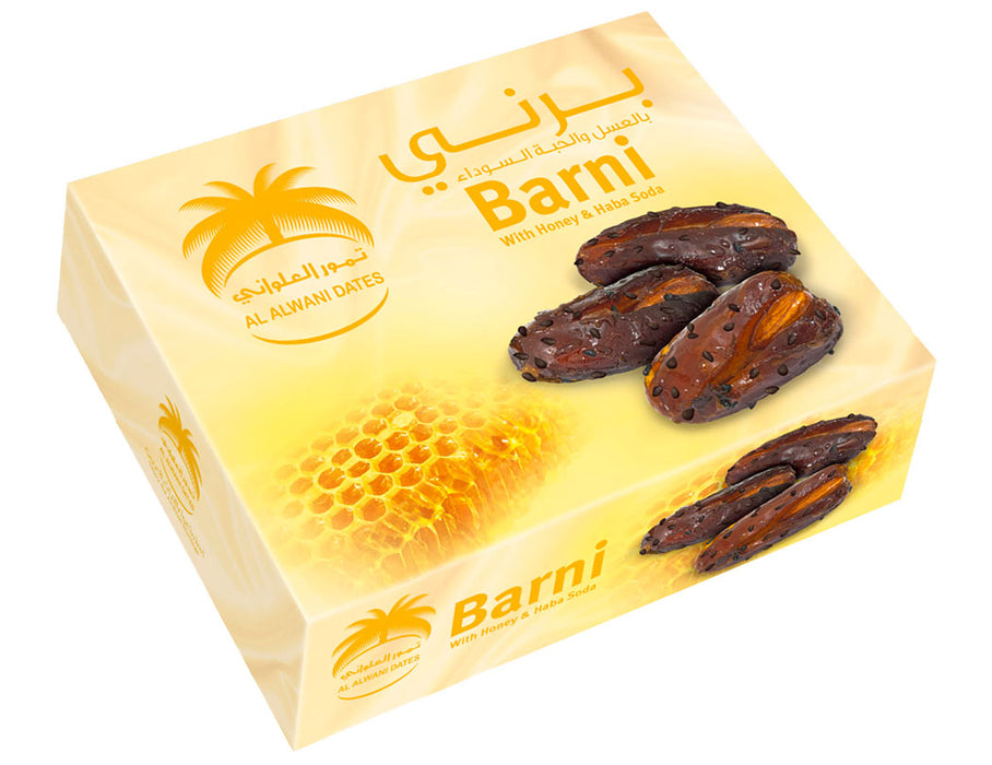 Alwani Dates Barni with Honey and Habba Soda (800g)