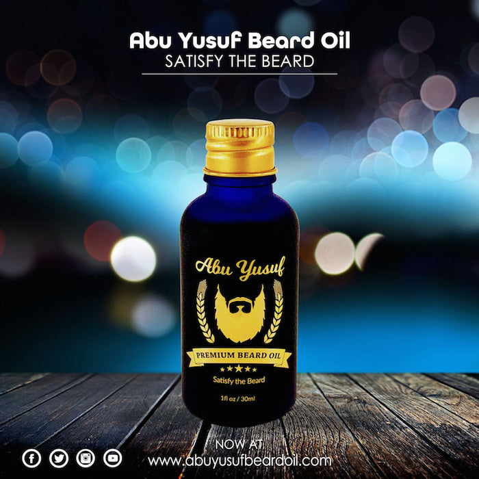 Abu Yusuf Premium Beard Oil - 100% Pure & Natural