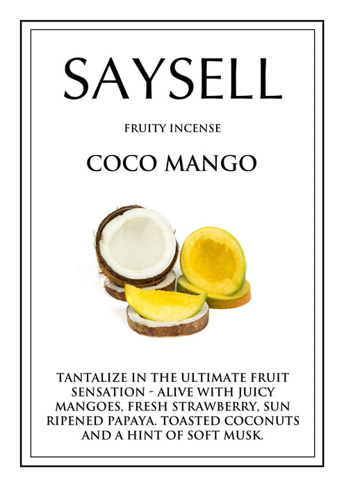 Incense stick saysell: Coco Mango