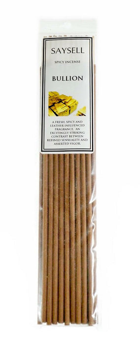 Incense stick saysell: Bullion