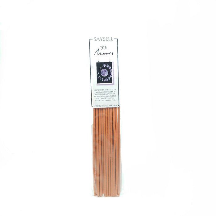 Incense stick saysell: 33 Moons