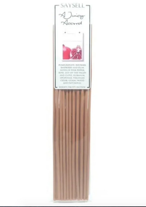 Incense stick saysell: A Juicy Accord