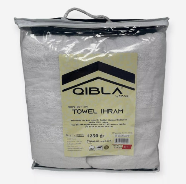 Premium Cotton Ihram 1250gm XL (Hajj / Umrah)