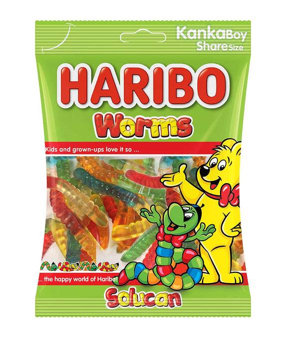 Haribo: Worms (Solucan 80g)