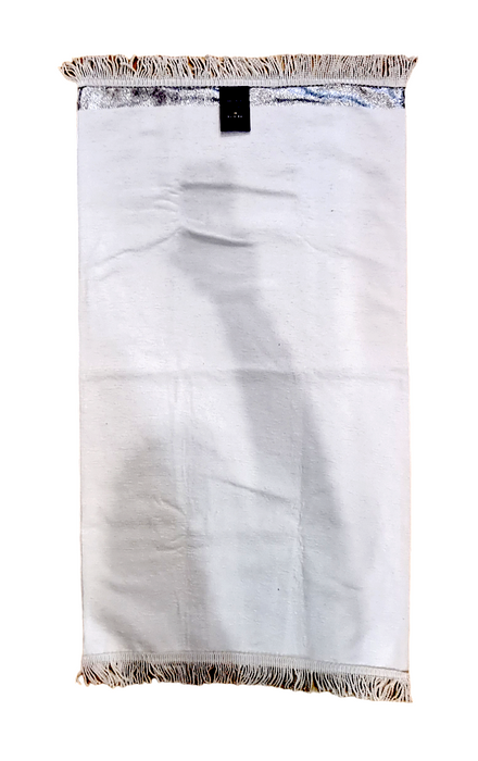 Luxury Emin White-Silver Prayer Rug