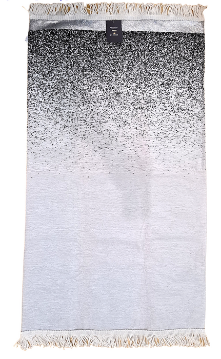 Luxury Emin Black-Silver Prayer Rug