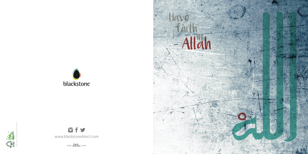 Have Faith In Allah - Card