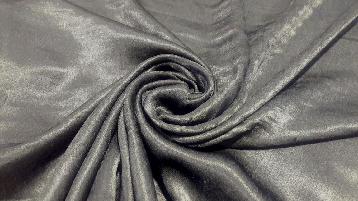 Silky Satin Scarf Black