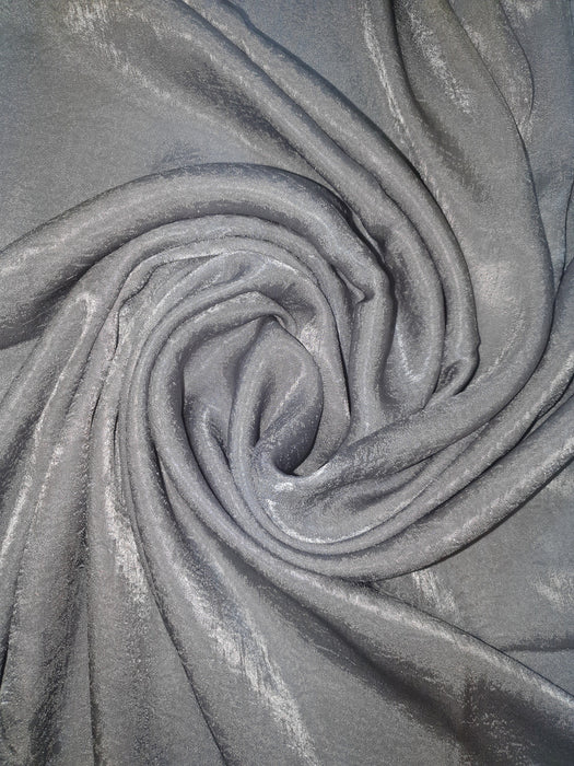 Plain Velvet scarf Silver