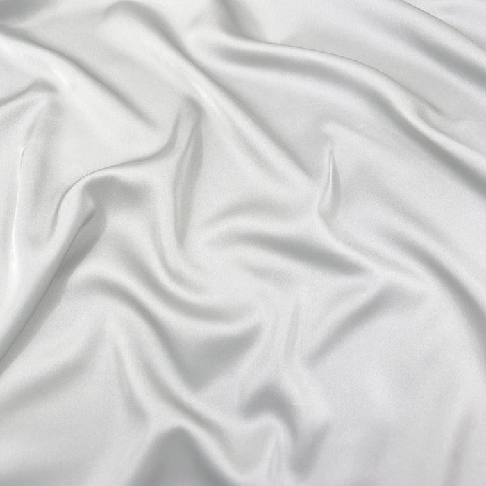 Silky Satin Scarf White