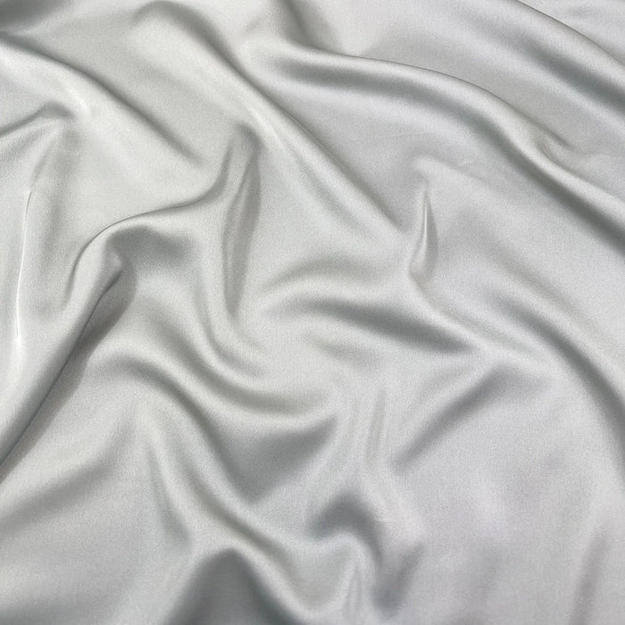 Silky Satin Scarf Silver