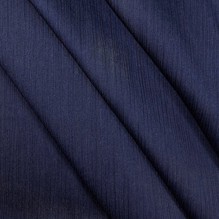 Crinkle Satin Muna Scarf Navy