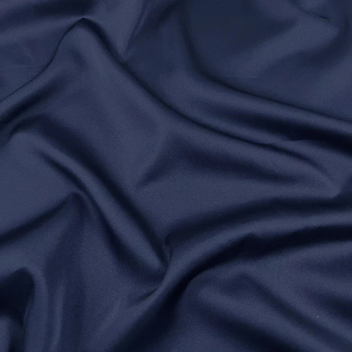 Silky Satin Scarf Navy