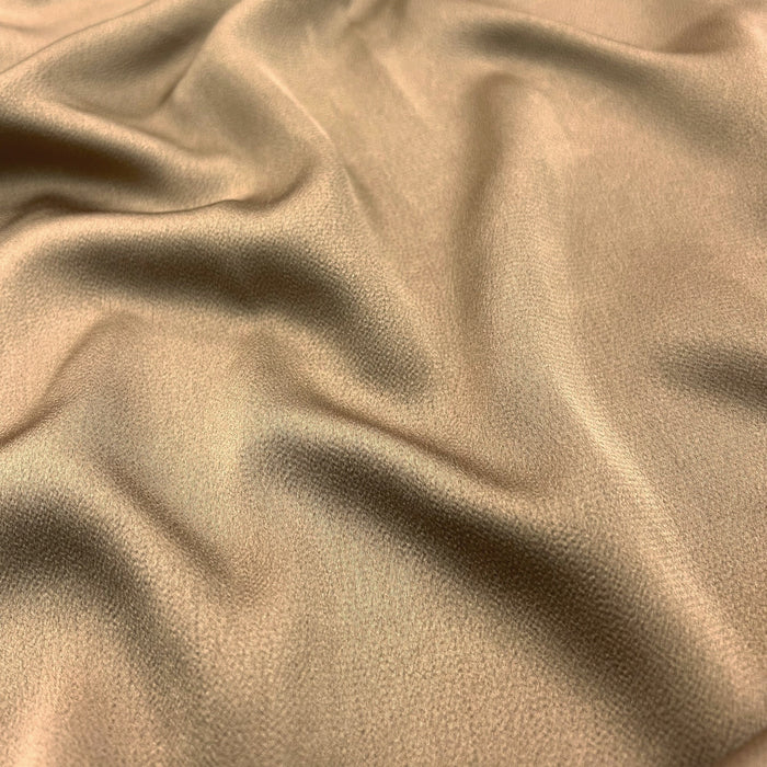 Grain Satin Scarf Tan